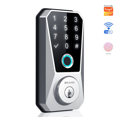 Cerradura inteligente de aleación de zinc personalizable Competitiva para cerraduras de puertas con huella digital habilitadas para Wifi