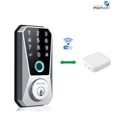 Cerradura inteligente de aleación de zinc personalizable Competitiva para cerraduras de puertas con huella digital habilitadas para Wifi