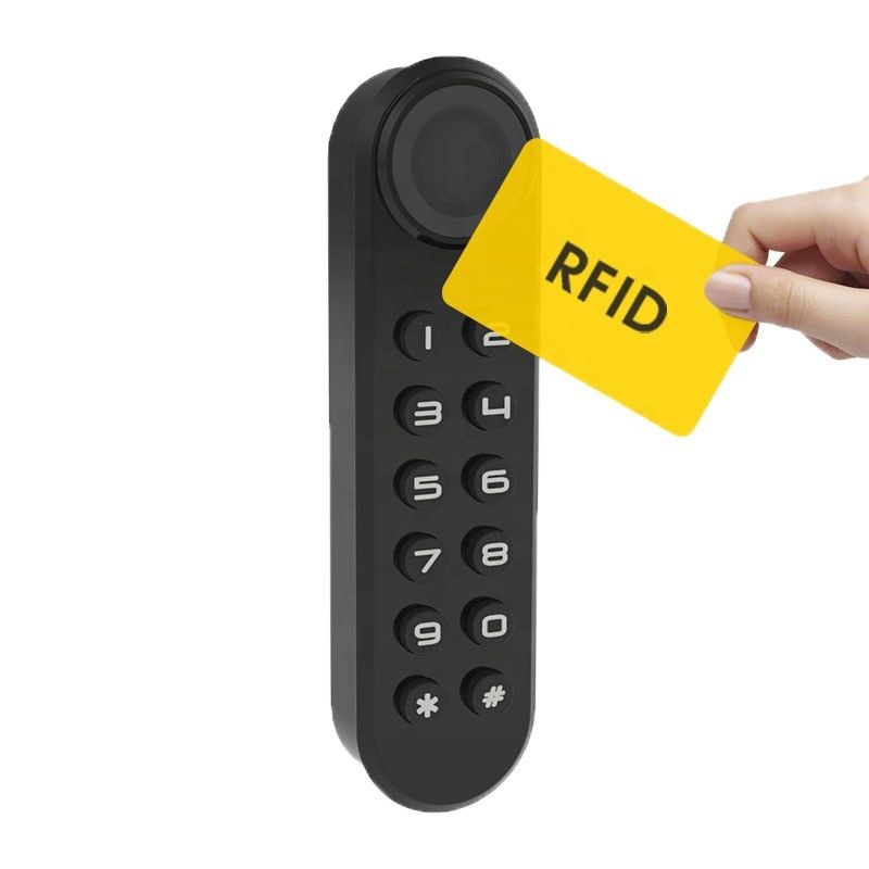 Cerradura de la puerta de cristal teclado electrónico de la taquilla del gabinete con código de contraseña y modo de desbloqueo USB