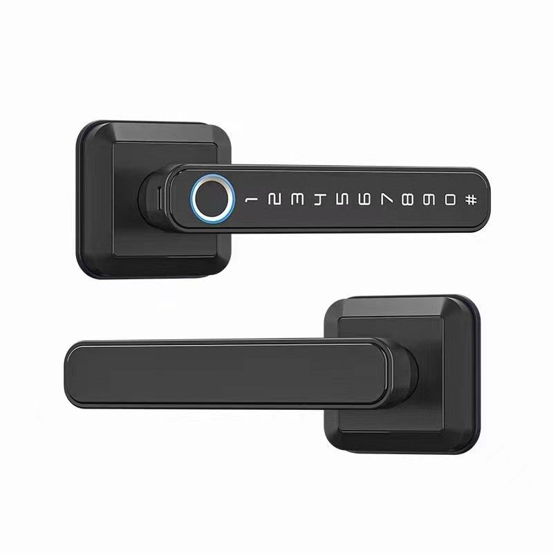 Wifi conectado Bluetooth de entrada de bloqueo de la manija para Modern Simplicity estilo de cerradura de la puerta