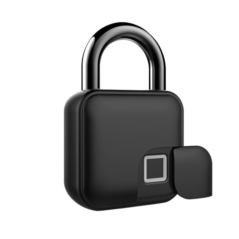 Interfaz USB Fuente de alimentación Mini Cerradura de puerta Equipaje Impresión digital Cerradura inteligente para puertas