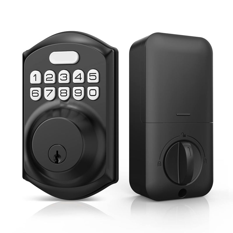 Entrada sin llave Impresión digital Cerradura de puerta Tuya Tarjeta de memoria inteligente Opción de almacenamiento de datos Gris