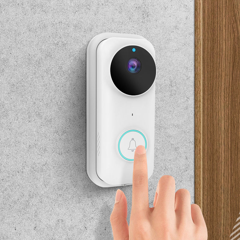 Fácil de instalar Sistema de intercomunicador de teléfono de puerta de vídeo 1080P Wifi blanco Fácil de instalar