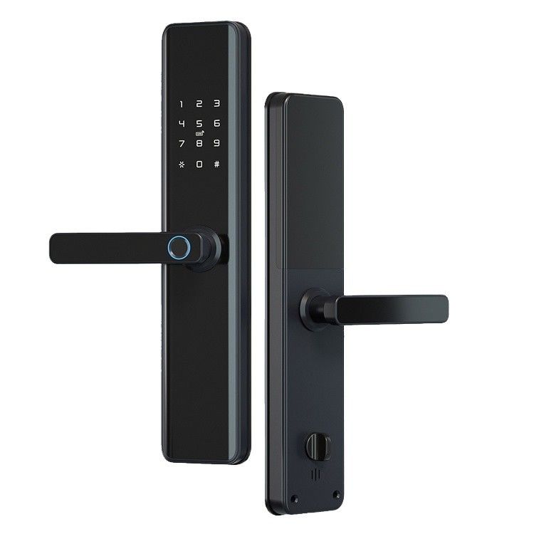 Cerradura de puertas de madera directa con huellas digitales inteligentes con características impermeables y antirrobo