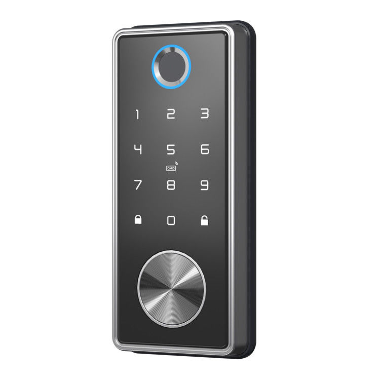 WiFi y tarjeta de memoria compatible puerta de entrada cerradura inteligente para mejorar la seguridad