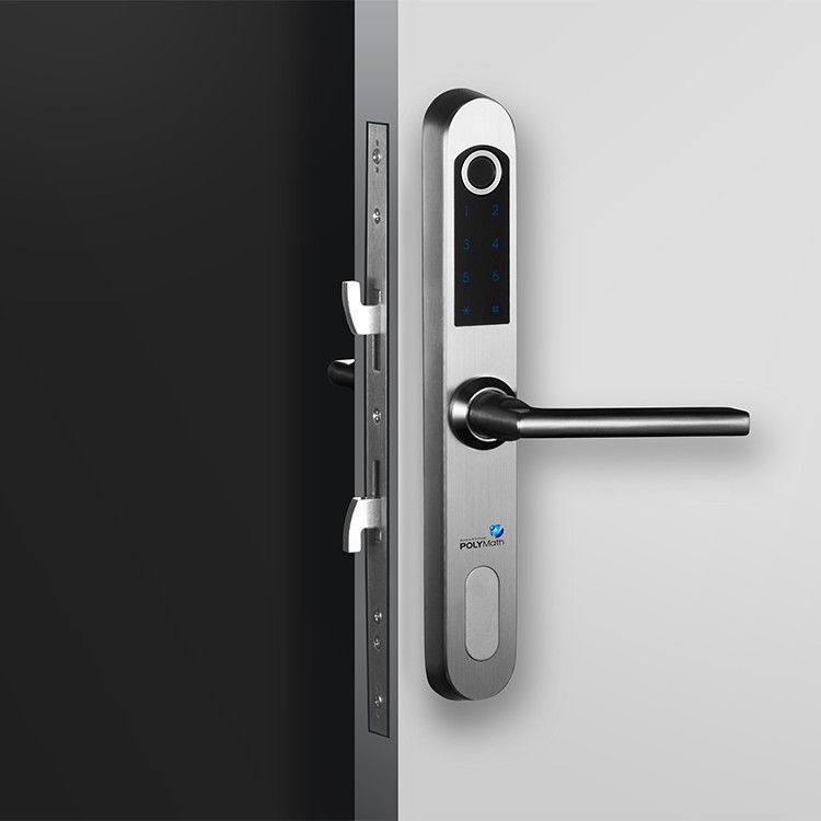 Gestión de seguridad WiFi código PIN digital de huellas digitales Cerradura de puerta inteligente de acero inoxidable para apartamento de hotel