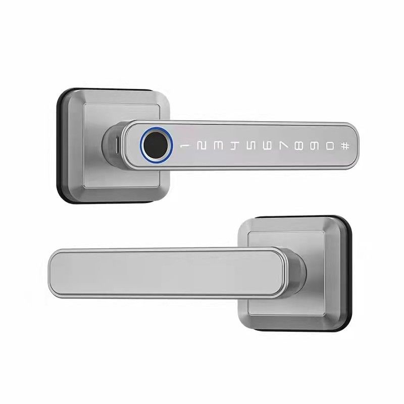 Red WiFi inteligente habilitada TTlock Tuya Cerradura de puertas de huellas dactilares con método de desbloqueo de código de acceso