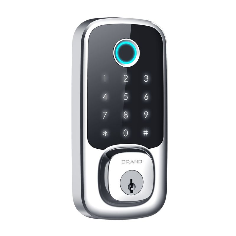 Cerraduras Polymath Código de huellas dactilares teclado puerta cerradura inteligente para hoteles Opciones personalizables