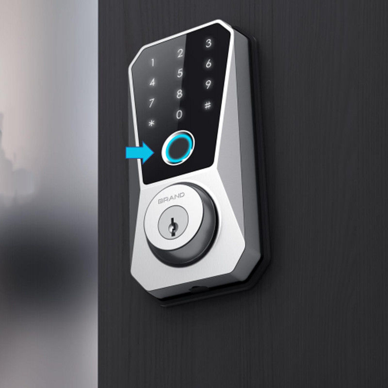 Cerradura inteligente de aleación de zinc personalizable Competitiva para cerraduras de puertas con huella digital habilitadas para Wifi